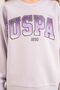 Girl's Printed Purple Long Sleeve Tracksuit Set Us2701-C-V2 - 3