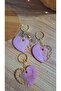 Make Your Own Heart Pink Epoxy Keychain Gifts Wedding Promise Doll 10 Pieces - 4
