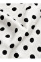 Girl's Thin Straps Wrinkled Polka Dot Summer Dress - 6