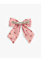 Lemon Patterned Bow Clip Hairpin - 2