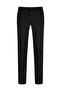 Black Regular Fit Canvas Trousers with Side Pockets