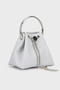 Drawstring Detailed Single Handle Evening Dress Bag Evening Dress Bag 432Palsim - 3