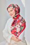 Velora Scarf Watercolor Flower Red - 3