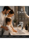 Luxury Square Basin Mixer Tap Fixed Chrome-Waterfall Water Flow Body Modern Bathroom Faucet Double Water Inlet Basin Faucet - 4