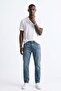 Men's Crew Neck Regular Fit T-Shirt - Ecru - 2