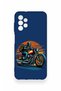 Samsung A13 Compatible Moto Rider Patterned Silicone Case - 2