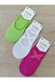 3 Pairs of Pi̇lates Socks Silicone Printed Coton - 7