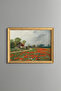 Poppy Field - Vintage Patterned Painting - Fine Model