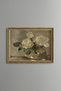 Floral Still Life - Vintage Patterned Painting - Fine Model