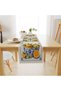 Orange Garden 4-Piece Throw Pillow Cover + 1 Piece Runner Set - 2