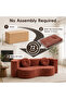Convertible Folding Futon Sofa Bed, Queen Sleeper Sofa with Pillow, Teddy Floor & Futon Loveseat Couch, Foam Folding Mattress Sleeper for Living Room, Guest Use, Apartment, No Assembly - 4