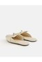 Women Ivory Buckle Trim Moccasins - 3