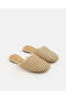 حذاء نسائي ذو ميول بيج منسوج - 2