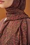 Riva Shawl Tencel Secret Garden Bitter Brown - 5