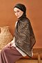 Riva Shawl Tencel Boston Fern Dark Mink - 2