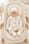 Panda Patterned Seasonal Cotton Newborn Baby Boy Hospital Discharge Bodysuit Set - 3