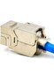 Keystone Module Jacks - CAT6A Shielded Keystone Jack RJ45 Cat 6A Ethernet Module 10 Gbit with Shielded Metal (12PCS) - 5