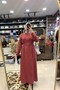 فستان منقوش منقوش
