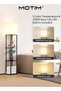 Floor Lamp with Shelves 3-Tier Modern Square Floor Standing Lamp with 3 Color Temperature Bulb - 3