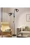 Double Headed Industrial Style Floor Lamp 2201 Model, Adjustable Floor Reading Lamp, Dual-Purpose Table Lamp for Living Room, Bedroom and Office - 6