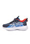 Navy Blue Red Velcro Boys' Sports Shoes - 2