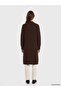 Lcw Modest Brown Shawl Collar Oversize Women's Knitwear Cardigan - 4