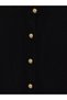 Lcw Modest Black Crew Neck Women's Knitwear Cardigan - 7