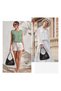Women PU Dumpling Multi-Pocket Shoulder Bag Satchel, Ladies Large-Capacity Hobo Tote Bags Clutch Bag Elegant Underarm Design for Teen Youth Daily Casual Party Travel, Chic Magnetic Closure (Bl - 2