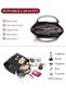 Women Shoulder Bag Crossbody Bag, Ladies Tote Bag Handbag PU Large‑Capacity Multi‑Pocket Plush Bear Pendant - 3
