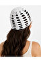 Women's White Perforated Beanie Hair Beanie Lightweight Breathable Accessory