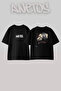 Eminem_35 Design Printed Unisex Oversize Black Tshirt