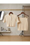 Summer Buttoned Crew Neck Cropped Skirt Knitwear Set - 6