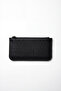 Genuine Leather Women'S/Men's Portfolio Double Handbag with Phone Compartment Black Lv910121 - 2