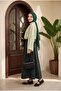 Spanish Tulle Modal Blouse with Inner Lining - Green - 3