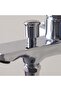 Milano Plus Columbus 3 in 1 Collection - Chrome Brass Basin Mixer & Bath Mixer - Sanitary Shower Kit - 6