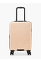 Textured Hardcase Luggage Trolley with Retractable Handle - 24 inches Check-in Bag - 2