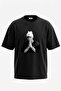 Eminem_47 Design Printed Unisex Oversize Black Tshirt