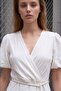 My Fashion Belted V-Neck Maxi Double-Breasted Dress - 5