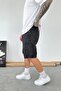 Smoked Premium Design Printed Baggy Denim Shorts - 4