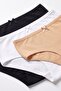 Women's 3-Piece Cotton Panties Elastic High Waist Daily Comfortable Cut (4408-3) - 3