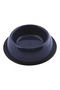 Silver Anti-Slip Round Plastic Pet Bowl XL Navy Blue – 26cm Durable Non-Slip Feeding Bowl for Dogs & Cats – Stable Food & Water Dish