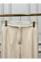 3958 Slit-Cut Pencil Trousers Beige - 2