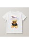 Teddy Bear Printed Crew Neck Cotton Short Sleeve Kids & Youth T-Shirt