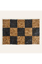 Toba Natural-Black Wooden Mat