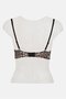 Women 3 Pack Animal Print Padded Underwired Push Up Bra, Multicolor - 7