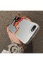 iPhone 7/8/Se 2020 2022 Compatible Hard Acrylic Back Silicone Edge Lens Protection Case - 5