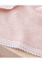 Aveline 2-Pack 100% Cotton Crochet Hand Towels - Powder/White - 30X40 cm - 5