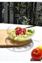1 Piece Glass Transparent 20 cm Salad Bowl Medium Size Salad Plate Bowl 20 cm