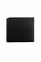 Genuine Leather Black Coin Compartment Men's Wallet - 2