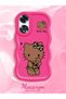 Oppo A60 Compatible Case Camera Protector Red Silicone Couple Phone Case Kitty Pattern - 2